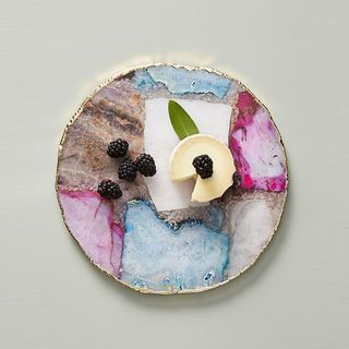 Anthropologie + Composite Agate Cheese Board