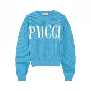 Emilio Pucci + Chunky-Knit Merino Wool Sweater