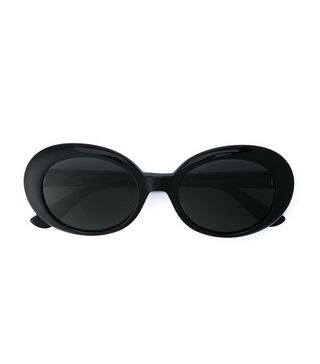 Alexander McQueen + Round-Frame Acetate Sunglasses