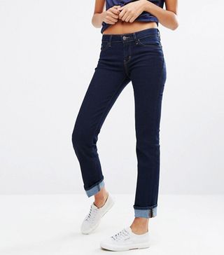 Levi's + 714 Straight Mid Rise Jeans