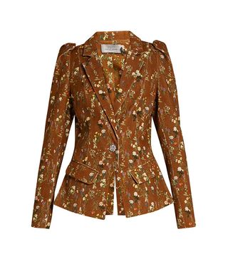 Preen by Thornton Bregazzi + Lulu Floral-Print Corduroy Jacket