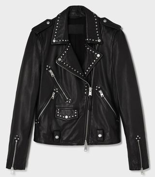 AllSaints + Vettese Studed Leather Biker Jacket