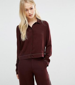 Pull&Bear + Pyjama Style Blouse