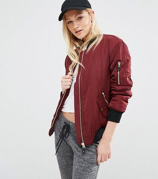 Pull&Bear + Faux Fur Lined Bomber