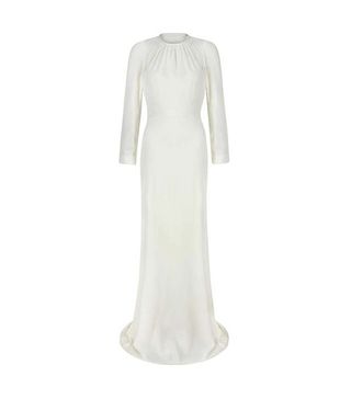 Suzannah + Backless Lara Gown Ivory