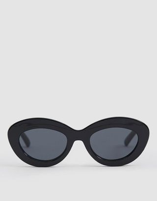 Le Specs + Fluxus Sunglasses in Black