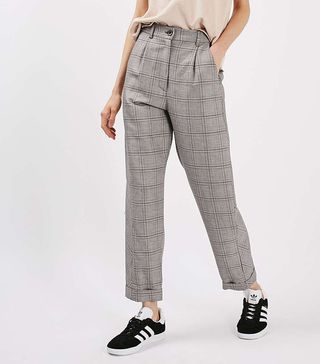 Topshop + Check Mensy Peg Trousers