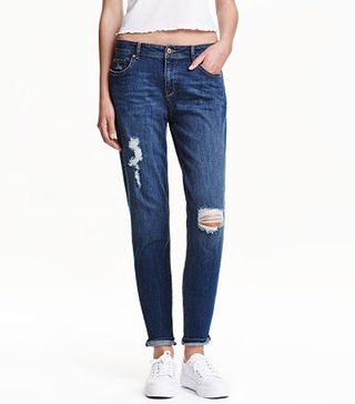 H&M + Boyfriend Low Trashed Jeans