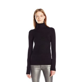 Lark & Ro + Cashmere Slim-Fit Basic Turtleneck Sweater