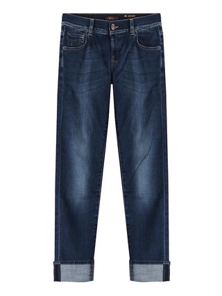 Seven For All Mankind + Cuffed Straight Leg Jeans