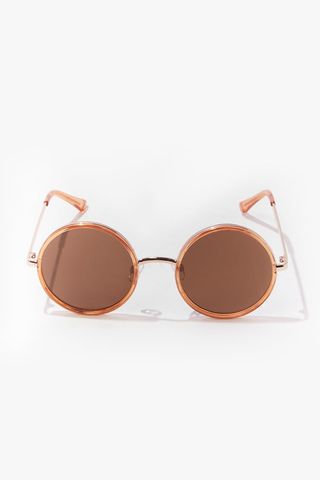 Forever21 + Round Metal Tinted Sunglasses