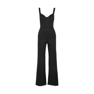 Reformation + Cutout Twill Jumpsuit