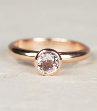 Alison Moore Designs + Rose Gold Engagement Ring