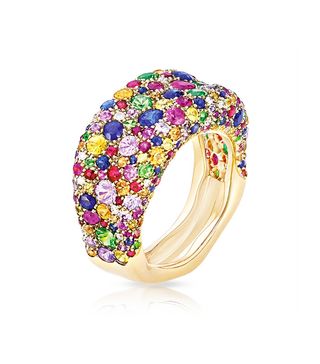 Fabergé + Emotion Multi-Coloured Thin Ring