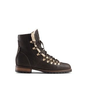 Russell & Bromley + Bear Warm Lined Lace Up Boot
