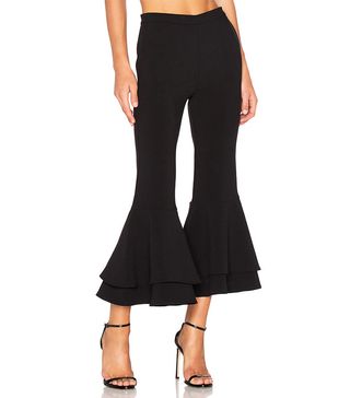 Backstage x Revolve + Supafly Crop Double Ruffle Pant