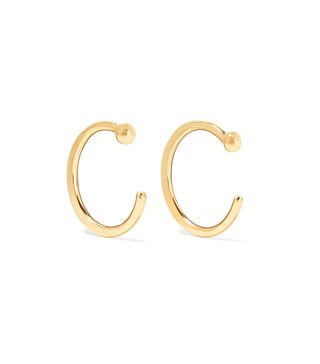 Melissa Joy Manning + 14-Karat Gold Hoop Earrings