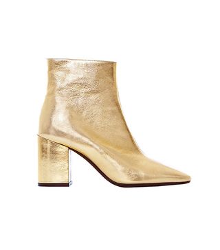 Anine Bing + Jane Boots in Gold