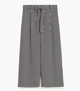 Zara + Flowing Cropped Trousers