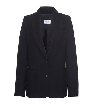 Anine Bing + Classic Fit Blazer in Black