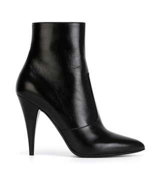 Saint Laurent + Pointed Toe Ankle Boots