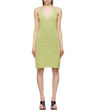 TheOpen Product + Green Cotton Knit Dress