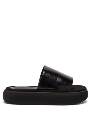 Osoi + Boat Leather Flatform Slides