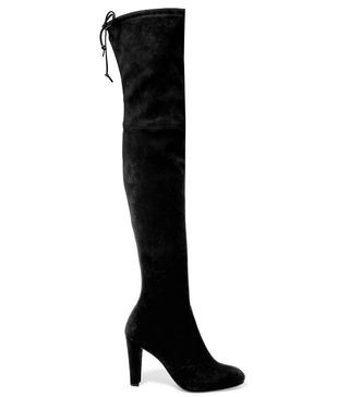 Stuart Weitzman + Highland Stretch-Suede Over-the-Knee Boots