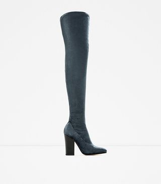 Zara + Velvet Over the Knee High Heel Boots