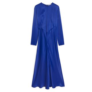 Arket + Long Sleeved Satin Dress