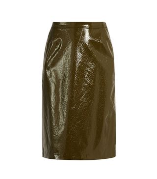 Sies Marjan + Cynthia Patent Faux-Leather Pencil Skirt