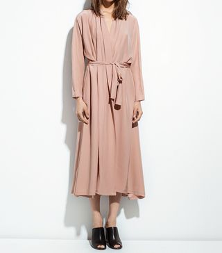 Datura + Blushed Silk Kimono Dress