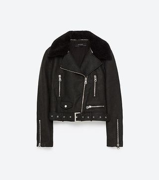 Zara + Leather Effect Jacket