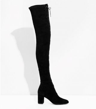 & Other Stories + Over The Knee Lace-Up Boots