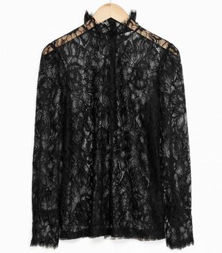 
Other Stories + Floral Lace Blouse