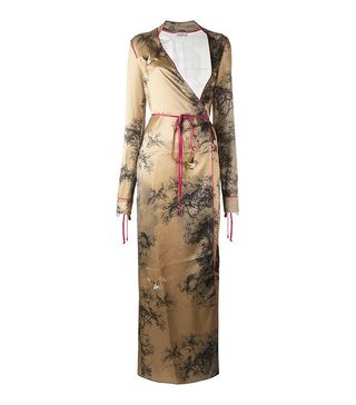 Attico + Wallpaper Wrap Dress