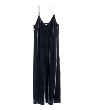 H&M + Silk Blend Slip Dress
