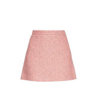 Gucci + Tweed A-Line Mini Skirt
