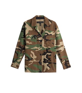 Rag & Bone + Cotton Camouflage Jacket