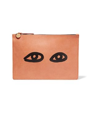 Clare V. + Margot Printed Leather Clutch