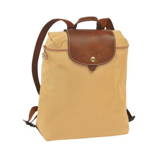 Longchamp + Le Pliage Backpack in Honey