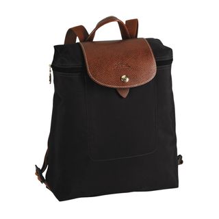 Longchamp + Le Pliage Backpack in Black