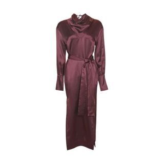 Topshop + Insert Drape Satin Dress by Boutique