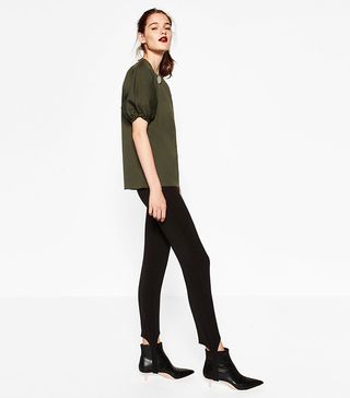 Zara + High Waist Leggings