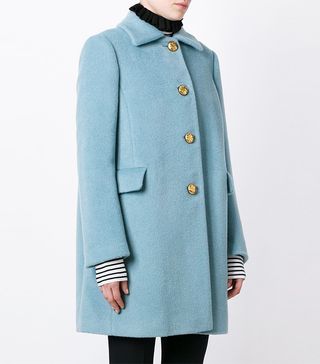 Red Valentino + Single Breasted Coat
