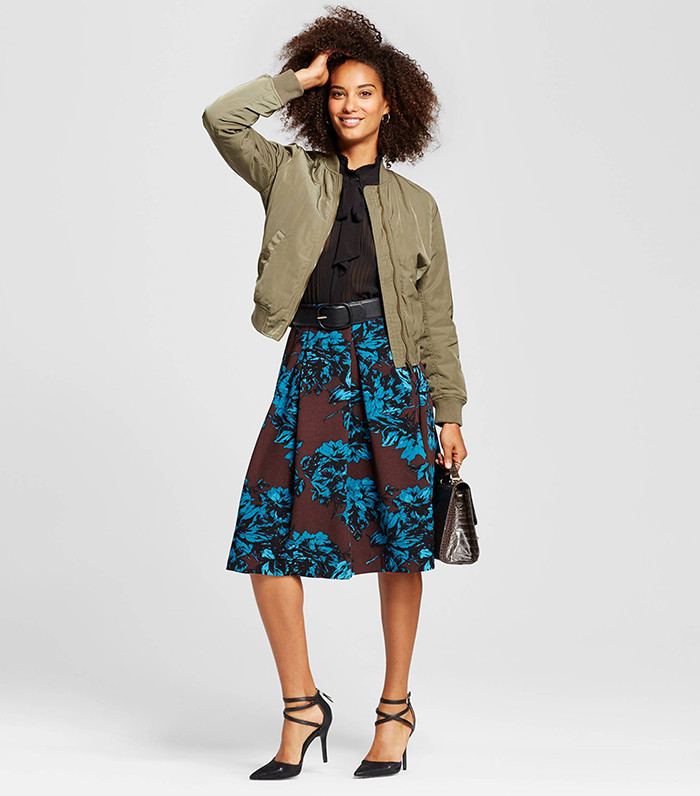 Who What Wear + Birdcage Skirt