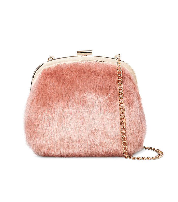 Who What Wear + Fur Mini Bag