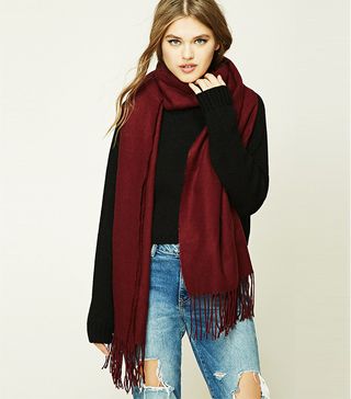 Forever 21 + Fringed Oblong Scarf