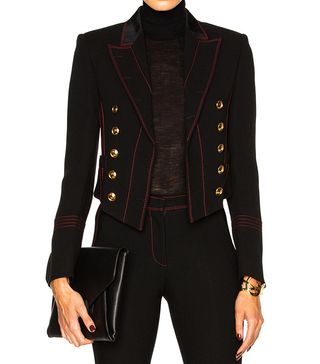 Burberry Prorsum + Luggage Stitch Military Jacket