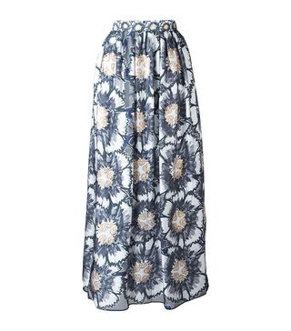 Tsumori Chisato + Floral Print Maxi Skirt